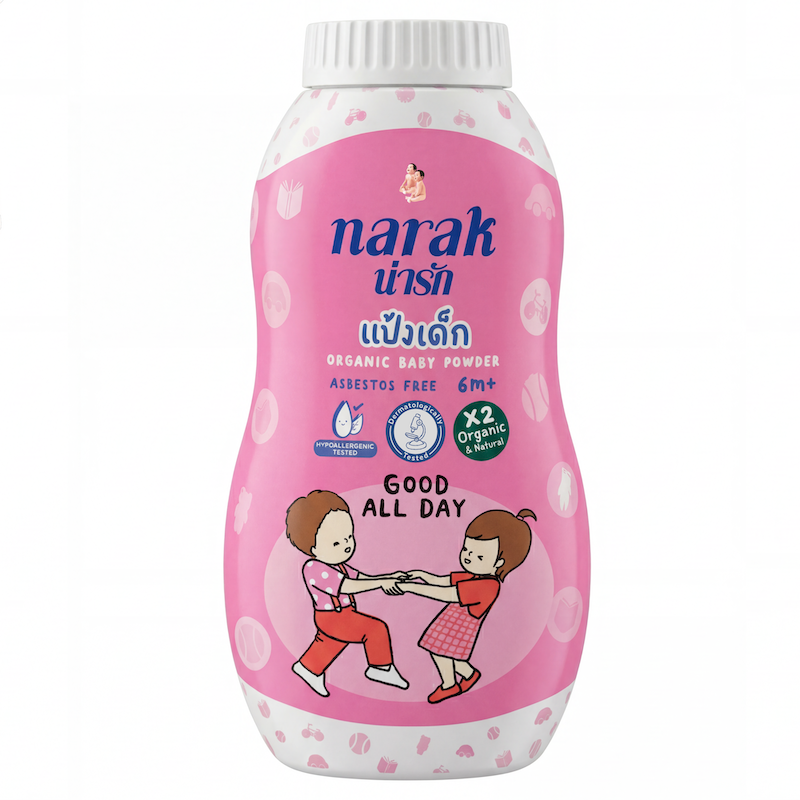 แป้งเด็ก Narak Kids ออร์แกนิก กู๊ด ออล เดย์